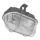 Екстериорна лампа за таван OVAL 1xE27/60W/230V сива IP44