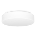 Екстериорна лампа за таван със сензор HECTOR 1xE27/60W/230V Ø 30 см IP44 опал бял