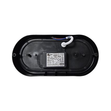 Екстериорна LED лампа за таван LED/15W/230V 4200K 20x9,8 см IP64 черен
