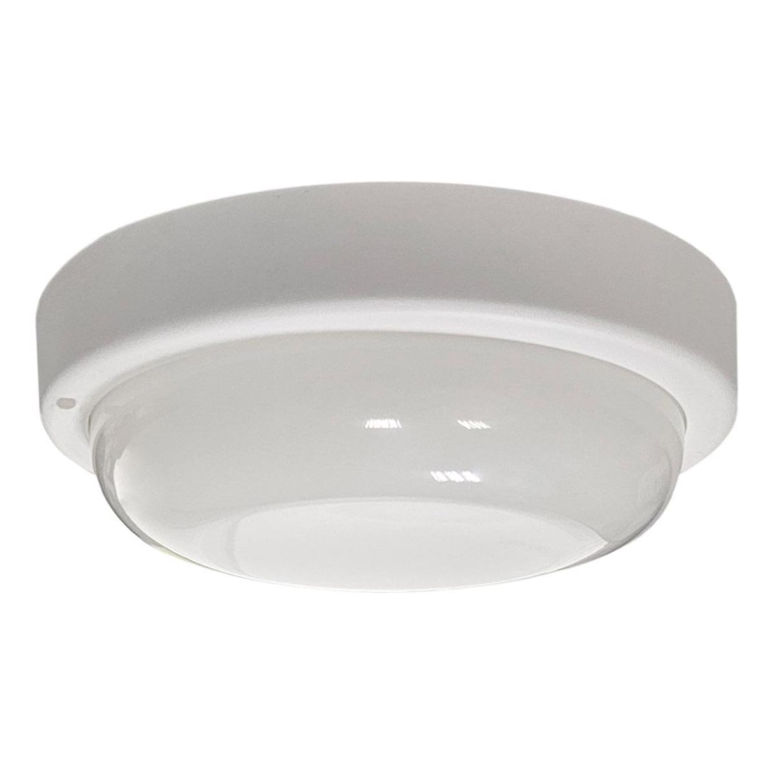 Екстериорна LED лампа за таван LED/15W/230V 4200K Ø 15,5 см IP64 бял