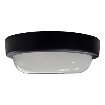 Екстериорна LED лампа за таван LED/15W/230V 4200K Ø 15,5 см IP64 черен