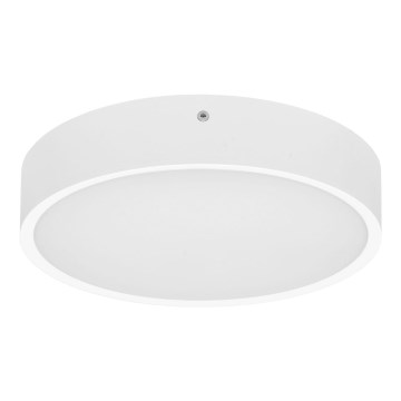 Екстериорна LED лампа за таван със сензор MARTIN LED/15W/230V 3000/4000K Ø 30 см IP65 бял