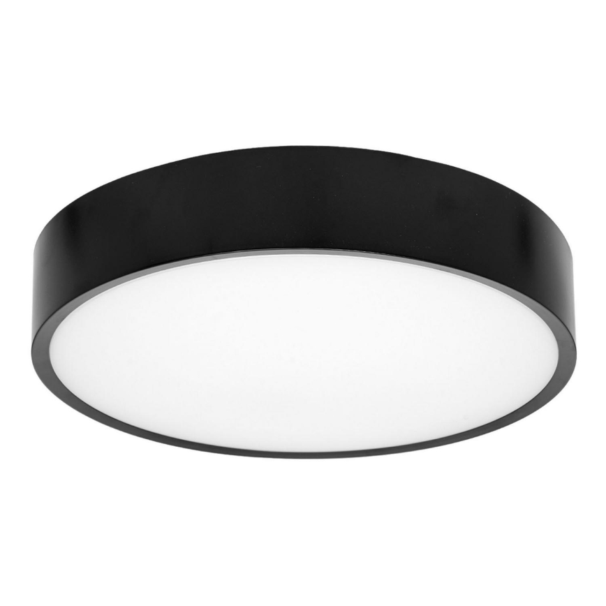 Екстериорна LED лампа за таван със сензор MARTIN LED/25W/230V 3000/4000K Ø 35 см IP65 черен