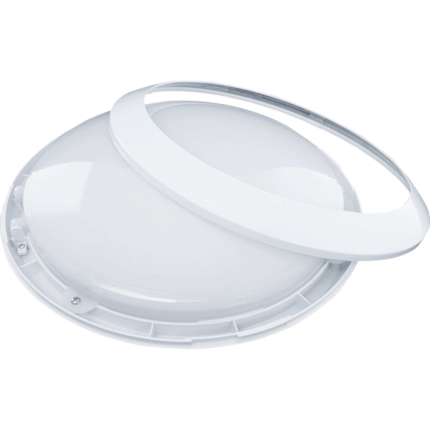 Екстериорна LED лампа за таван със сензор RENO LED/16W/230V IP66 бял