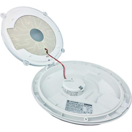 Екстериорна LED лампа за таван със сензор RENO LED/16W/230V IP66 бял