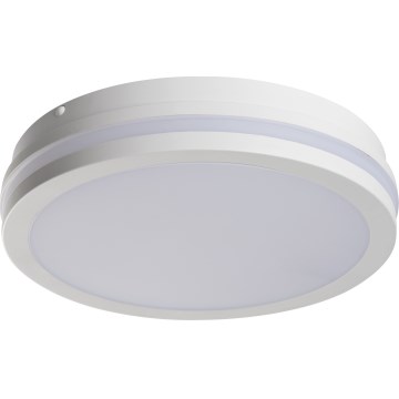 Екстериорна LED лампа за таван със сензор за движение BENO LED/24/30W/230V 3000/3500/4000K IP65 бял кръгъл