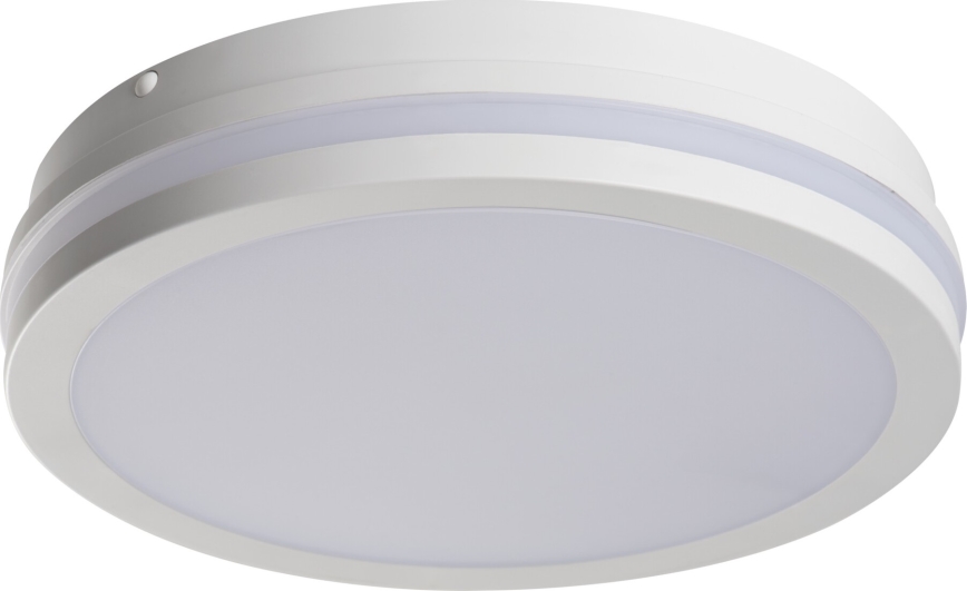 Екстериорна LED лампа за таван със сензор за движение BENO LED/24/30W/230V 3000/3500/4000K IP65 бял кръгъл