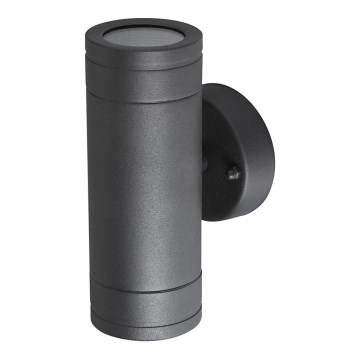 Екстериорна Стенна лампа OLIMP 1 2xGU10/35W черна IP44