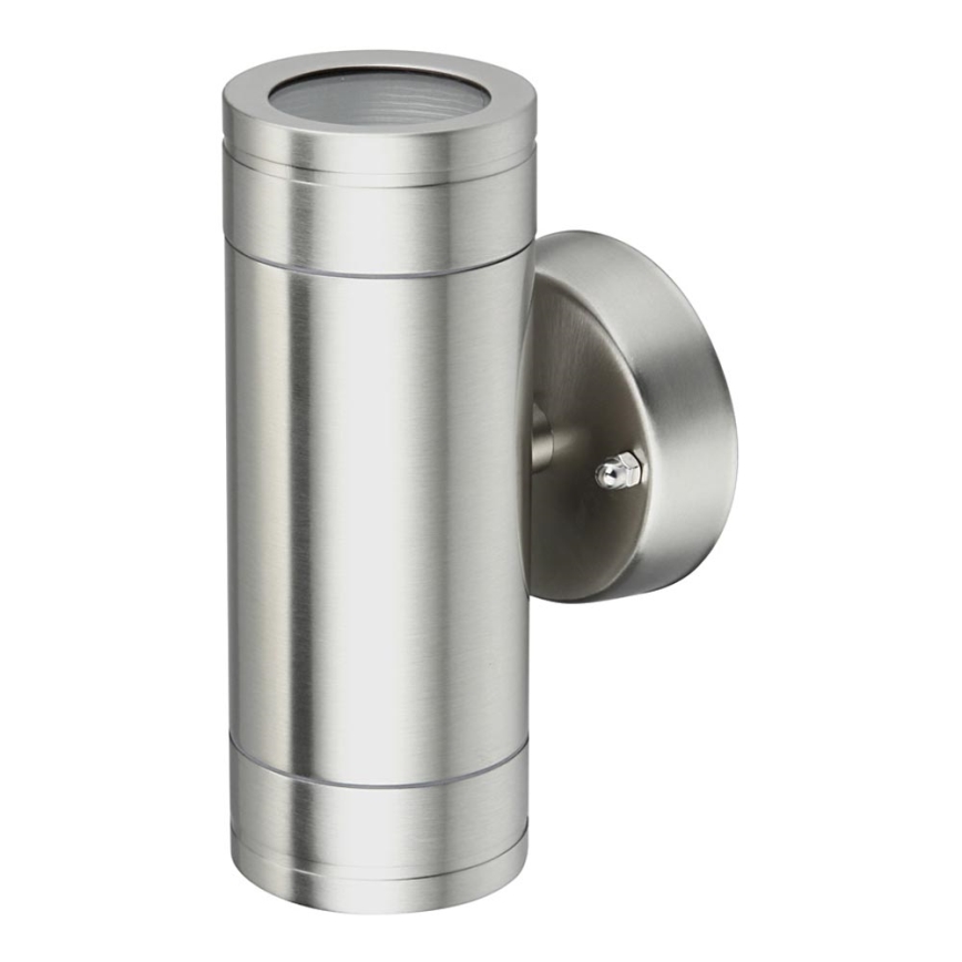 Екстериорна Стенна лампа OLIMP 1 2xGU10/35W неръжда.  IP44