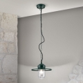 Екстериорна висяща лампа EDWARD 1xE27/60W/230V IP44 зелен