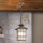 Екстериорна висяща лампа KIKO 1xE27/11W/230V IP44 бронзов/патина