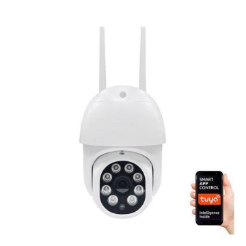 Екстериорна въртяща смарт IP камера 5V/FULL HD 1080p IP66 Wi-Fi Tuya