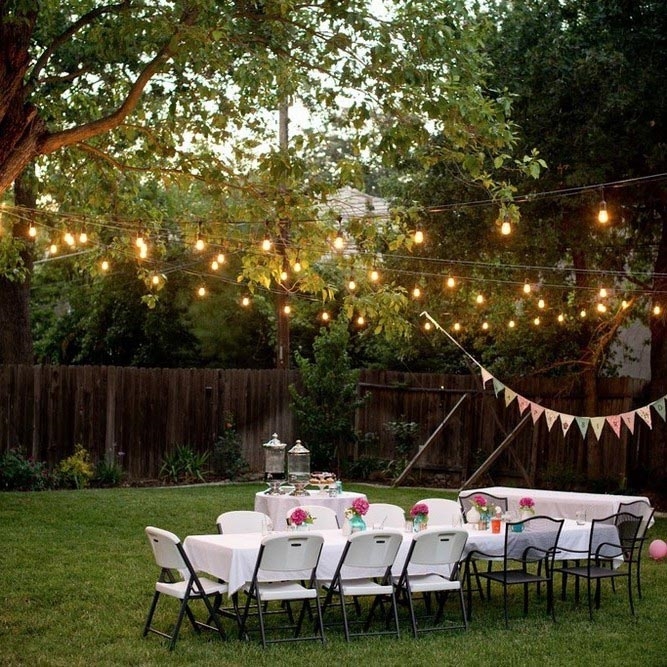 Екстериорни декоративни лампички GIRLANDA 10м 10xE27/10W/230V IP44