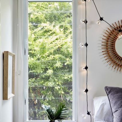 Екстериорни декоративни лампички GIRLANDA 10м 10xE27/10W/230V IP44