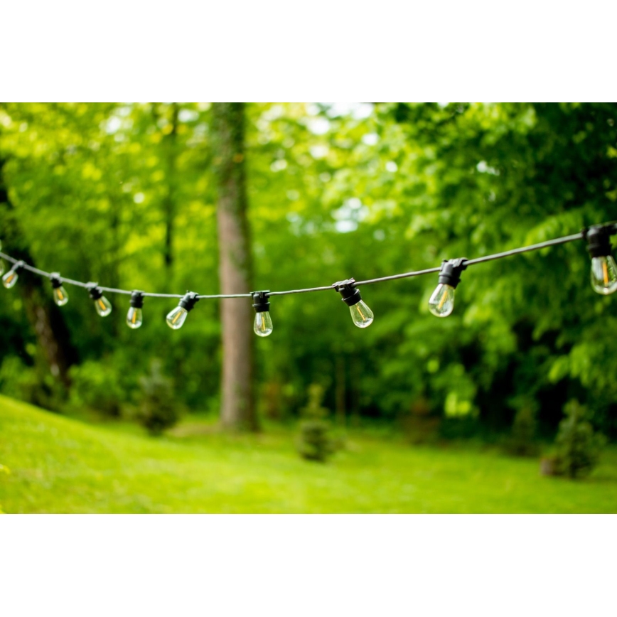 Екстериорни декоративни лампички MIMOSA 20xE27/1,3W/230V IP44 20м