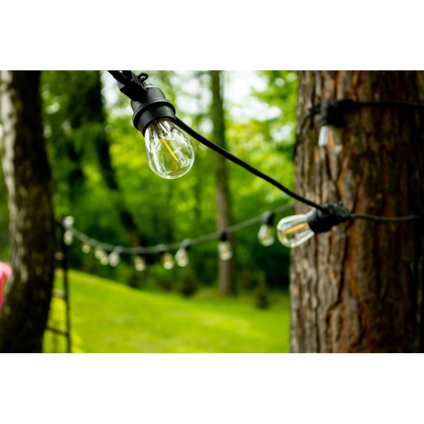 Екстериорни декоративни лампички MIMOSA 20xE27/1,3W/230V IP44 20м