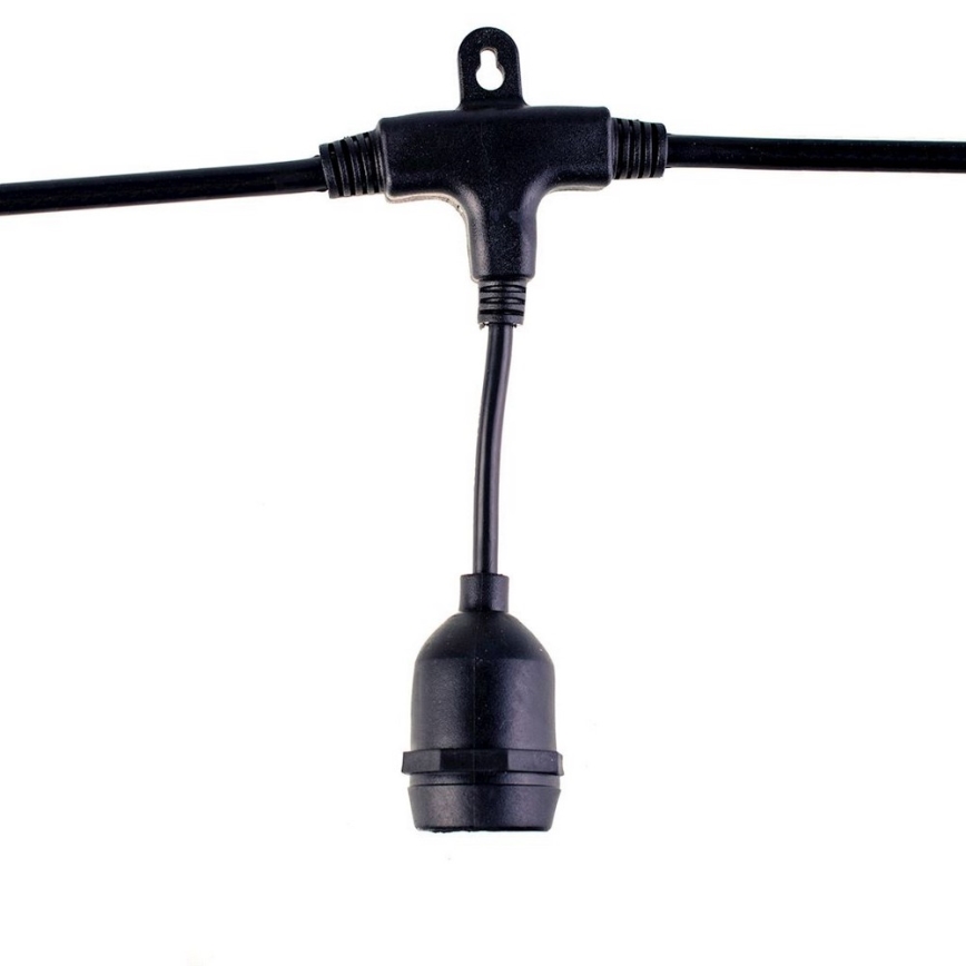 Екстериорни декоративни лампички GIRLANDA 10м 10xE27/10W/230V IP44