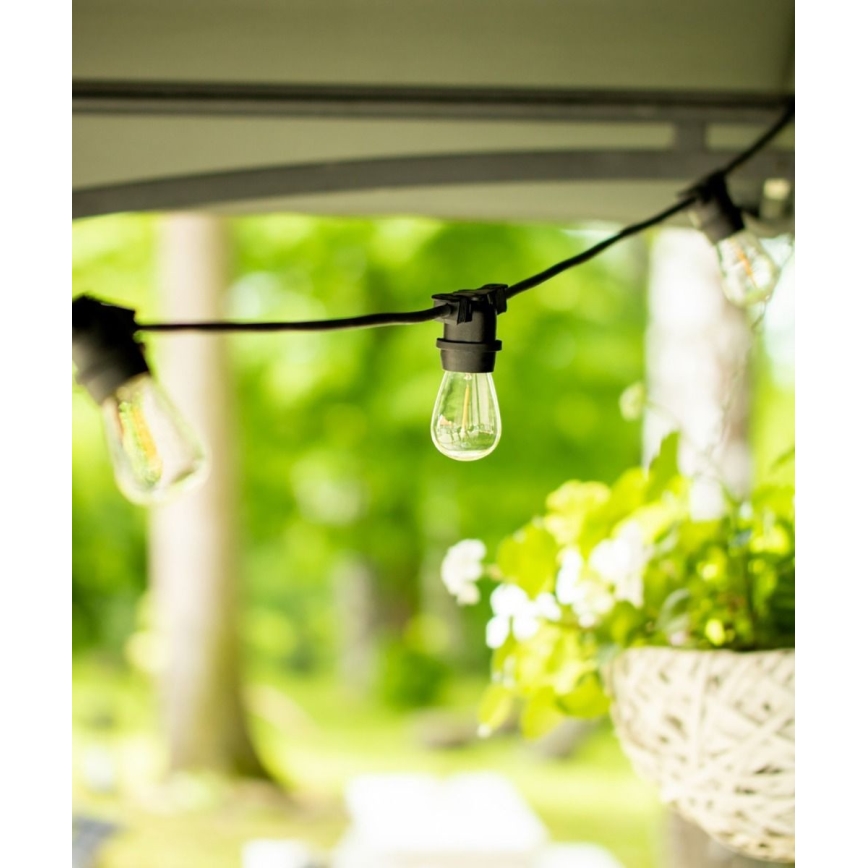 Екстериорни декоративни лампички MIMOSA 20xE27/1,3W/230V IP44 10м