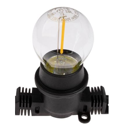 Екстериорни декоративни лампички MIMOSA 20xE27/1,3W/230V IP44 10м