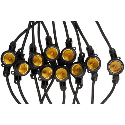 Екстериорни декоративни лампички MIMOSA 20xE27/1,3W/230V IP44 10м