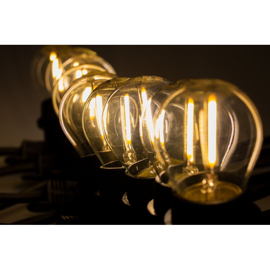 Екстериорни декоративни лампички MIMOSA 20xE27/1,3W/230V IP44 10м