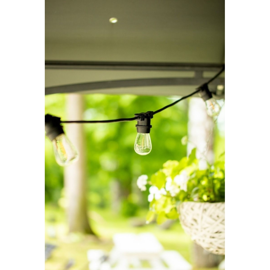 Екстериорни декоративни лампички MIMOSA 20xE27/1,3W/230V IP44 20м