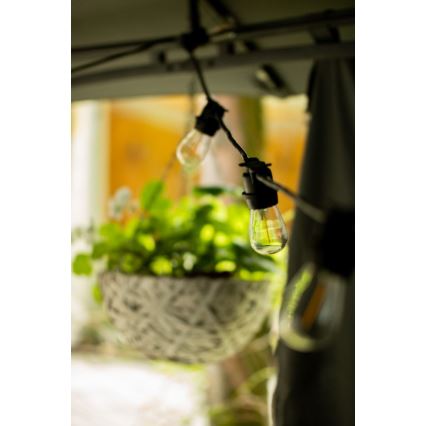 Екстериорни декоративни лампички MIMOSA 20xE27/1,3W/230V IP44 20м