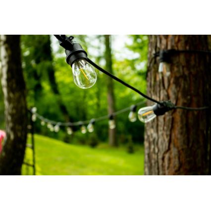 Екстериорни декоративни лампички MIMOSA 20xE27/1,3W/230V IP44 20м