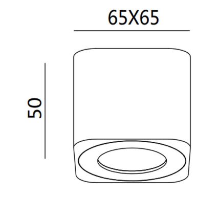 Fabas 3429-71-102 - LED Точково осветително тяло PALMI LED/6W/230V