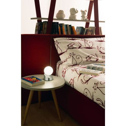 Fabas Luce 3360-30-178 - LED Сензорна димируема настолна лампа GRAVITY LED/5W/230V матов хром