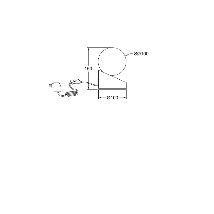 Fabas Luce 3360-30-178 - LED Сензорна димируема настолна лампа GRAVITY LED/5W/230V матов хром