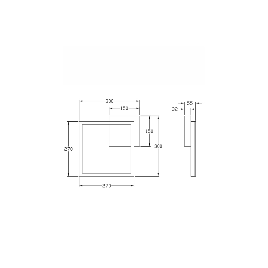 Fabas Luce 3394-21-225 - LED Димируем плафон BARD LED/22W/230V 3000K златист