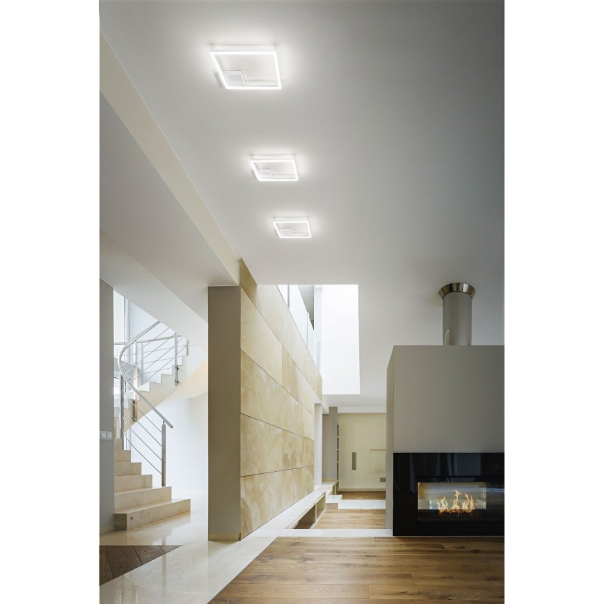 Fabas Luce 3394-23-102 - LED Димируем плафон BARD LED/22W/230V 4000K бял