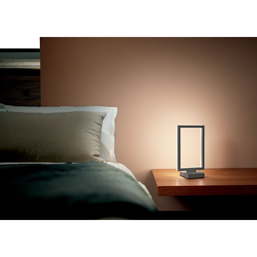 Fabas Luce 3394-30-282 - LED Димируема настолна лампа BARD LED/15W/230V антрацит