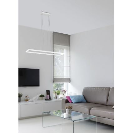 Fabas Luce 3394-45-102 - LED Димируем пендел BARD LED/52W/230V 3000K бял