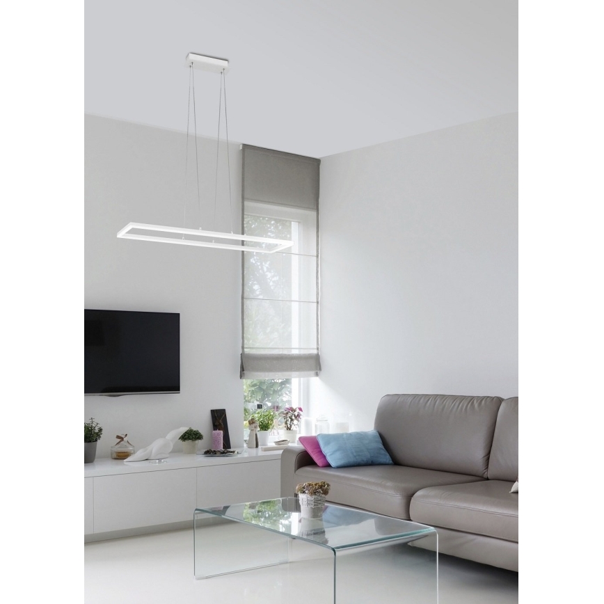 Fabas Luce 3394-45-102 - LED Димируем пендел BARD LED/52W/230V 3000K бял