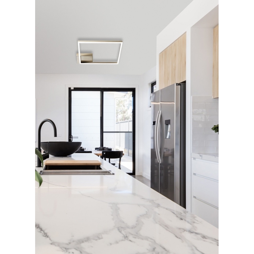 Fabas Luce 3394-61-225 - LED Димируем плафон BARD LED/39W/230V 3000K златист