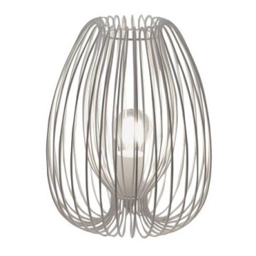 Fabas Luce 3677-34-102 - Настолна лампа CAMP 1xE27/40W/230V бяла