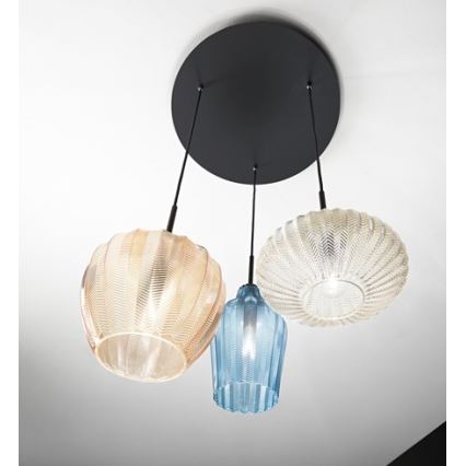 Fabas Luce 3725-47-363 - Висящ полилей OLBIA 3xE27/40W/230V