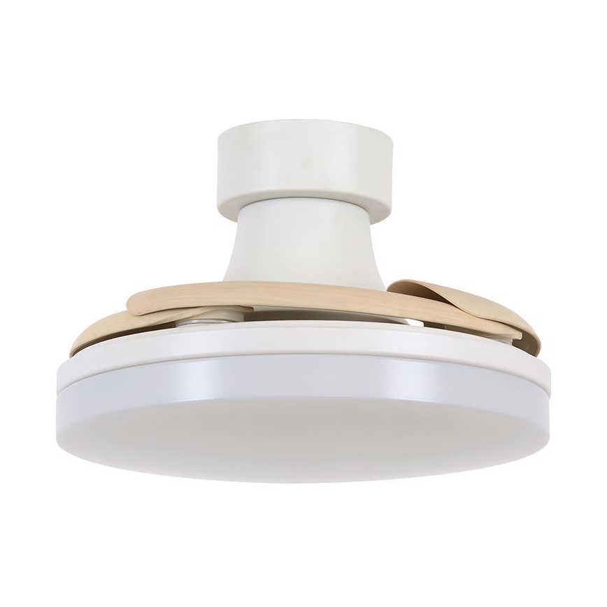 FANAWAY 210664 - LED Димируем таванен вентилатор ORBIT LED/25W/230V бежов/бял + дистанционно управление