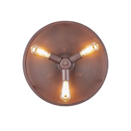 FANAWAY 212925 - LED Вентилатор за таван CLASSIC 3xE27/4W/230V кафяв + дистанционно управление