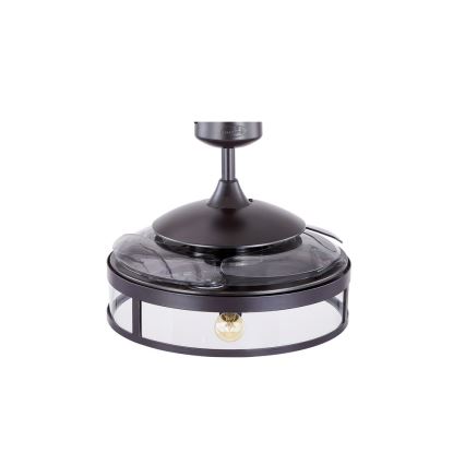 FANAWAY 212927 - LED таванен вентилатор CLASSIC 3xE27/4W/230V черен Ø 112 см + дистанционно управление