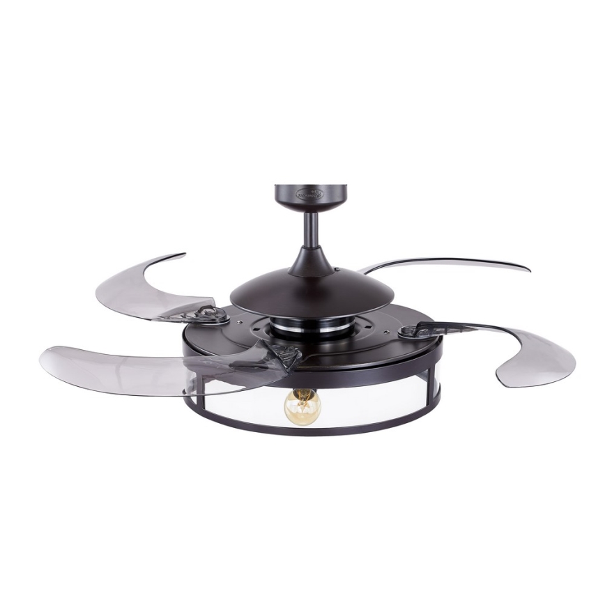 FANAWAY 212927 - LED Вентилатор за таван CLASSIC 3xE27/4W/230V черен + дистанционно управление