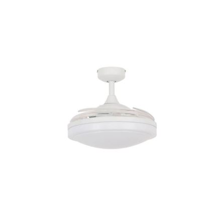 FANAWAY 212980 - Вентилатор за таван EVORA 2xE27/15W/230V бял + дистанционно управление