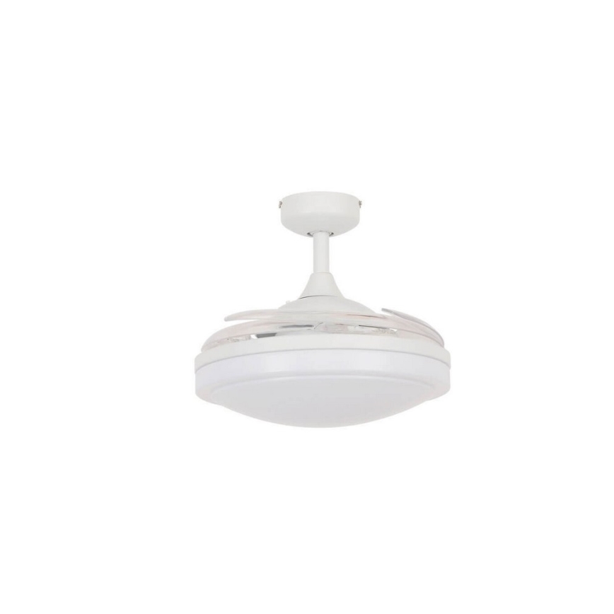 FANAWAY 212980 - Вентилатор за таван EVORA 2xE27/15W/230V бял + дистанционно управление