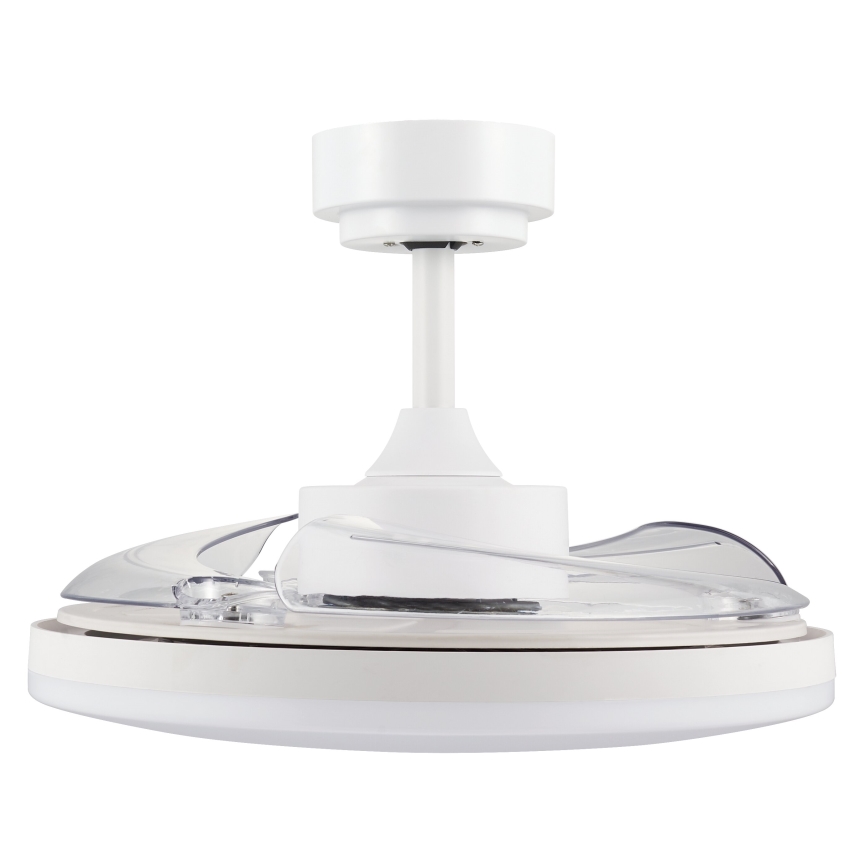 FANAWAY 21612949 - LED Димируем таванен вентилатор STROLL LED/30W/230V 2700/3500/5000K Ø 106 см бял/прозрачен + дистанционно управление