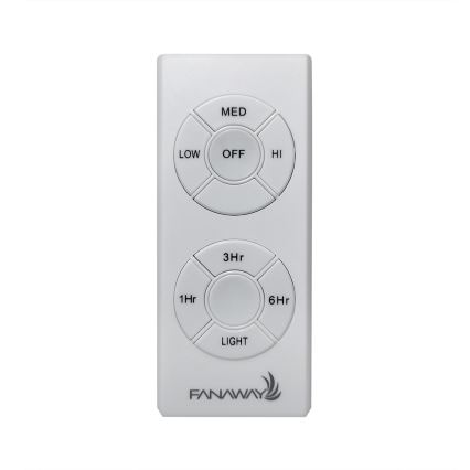 FANAWAY 512120 - Вентилатор за таван EVORA 2xE27/15W/230V + дистанционно управление