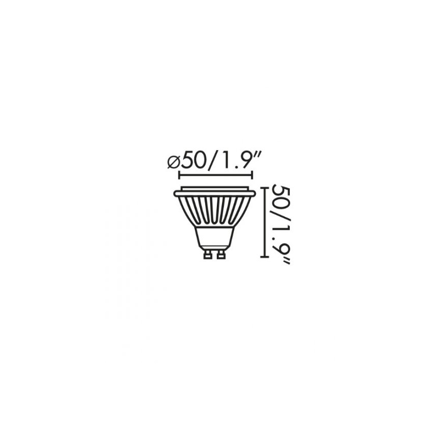 Faro 17316 - LED Крушка GU10/8W/230V 2700K