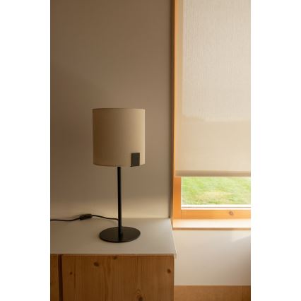 FARO 20054 - Настолна лампа NILA 1xE27/15W/230V кремав/черен