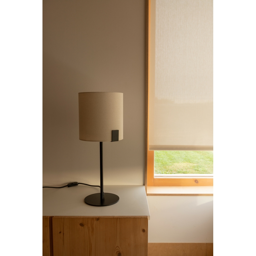 FARO 20054 - Настолна лампа NILA 1xE27/15W/230V кремав/черен